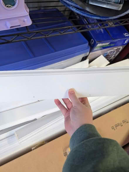 Photo of free Pre-painted used trim (Shell gas station, Hampton NJ) #1