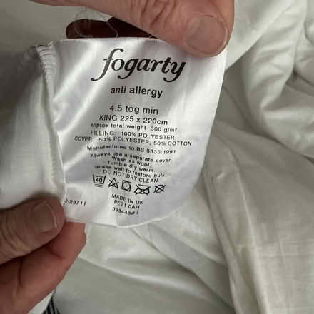 Photo of free Used King size quilt 4.5 tog (Stubbington PO14) #2