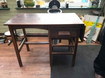 Photo of free Desk table £ folding) (Fakenham) #1