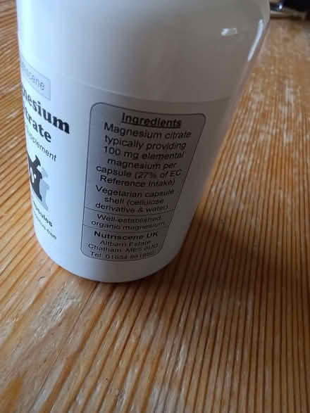 Photo of free Magnesium citrate x 2 (Westbury Fields BS9) #3