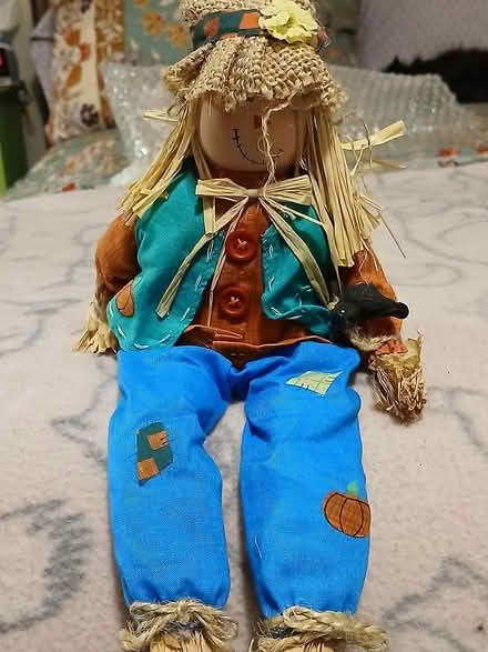 Photo of free Sitting scarecrow (Woburn south) #1