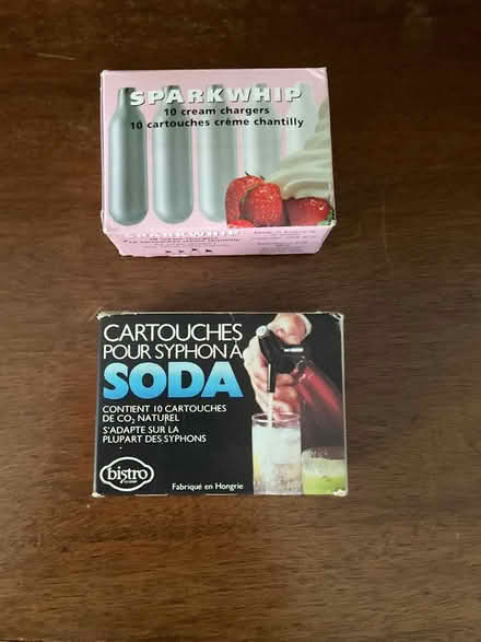 Photo of free Whip and Soda Charges (Cambridge, On.) #1