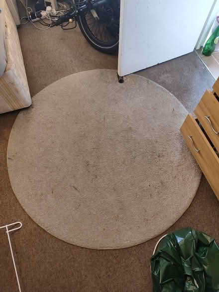 Photo of free White/cream Rug (Cricklewood NW2) #1