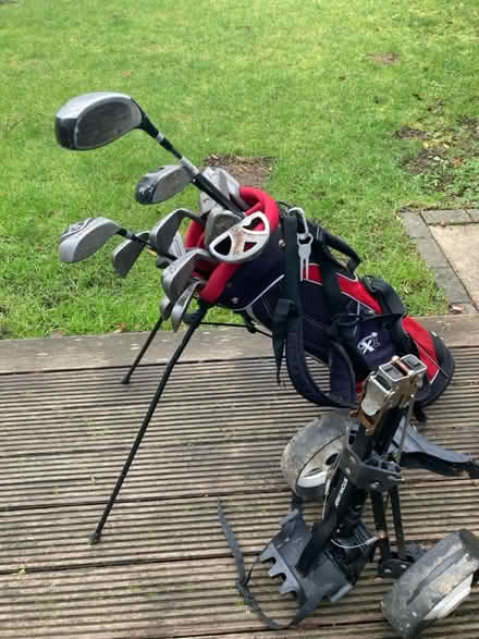 Photo of free Golf clubs and trolley (UB4 hayes) #1