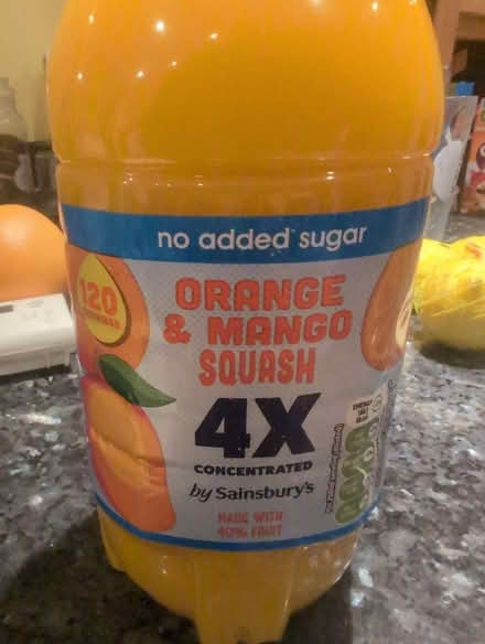 Photo of free Orange and mango squash (Darby Green GU17) #1