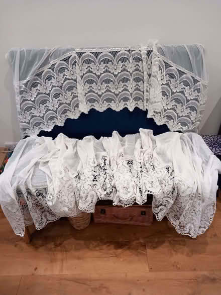 Photo of free Curve shaped net curtains (Woodley RG5) #1