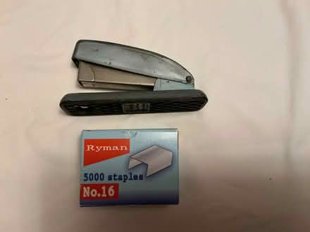 Photo of free Stapler and staples (Walkley S6) #1
