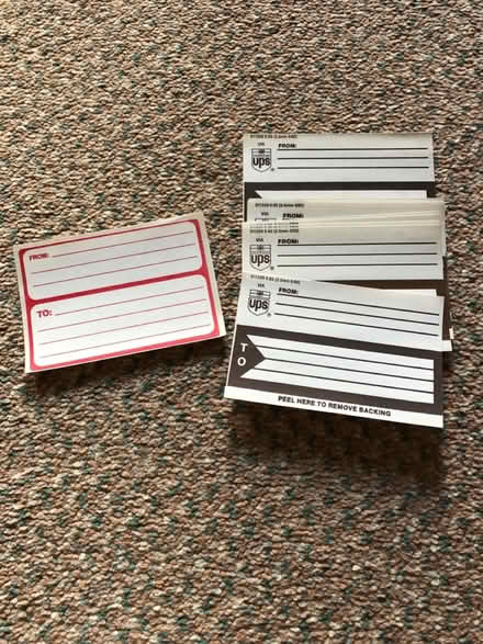 Photo of free Address labels (Bethesda- River Rd & Wilson Ln) #2