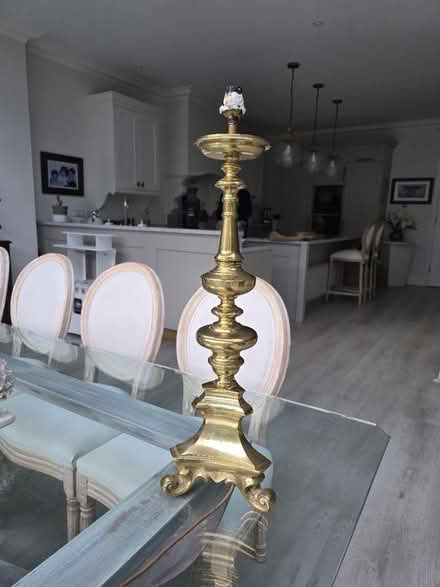Photo of free Solid brass lamp base (SW15) #1