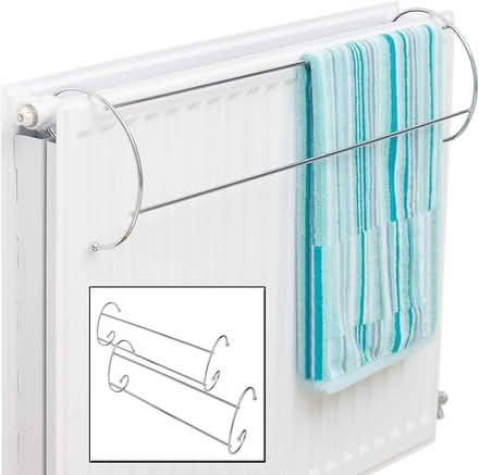 Photo of free Two chrome over radiator rails (Glusburn) #3