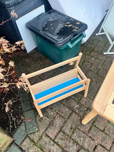 Photo of free Wooden bookcase (Sm3 8pa) #1