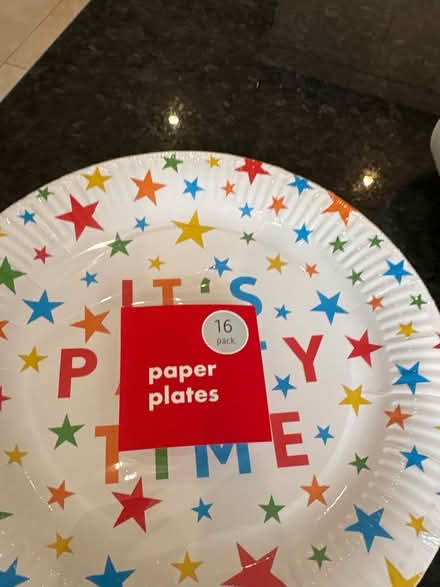 Photo of free 16 paper party plates and 40 cups (Southfields SW19) #2