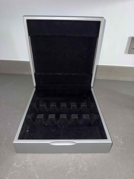 Photo of free Sturdy solid silver coloured / not metal box with hinges (Hotwells BS8) #2
