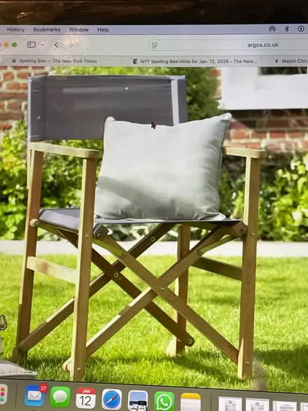 Photo of free Directors type garden chair. (Llandrindod LD1) #2