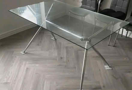 Photo of free Glass Dining Room Table (Bourne, PE10) #1