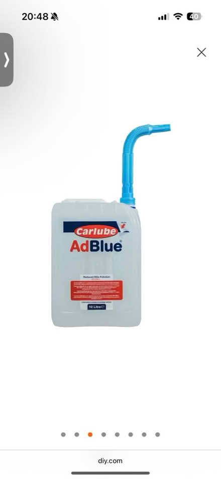 Photo of EMPTY adblue container (St. Leonard’s TN38) #1