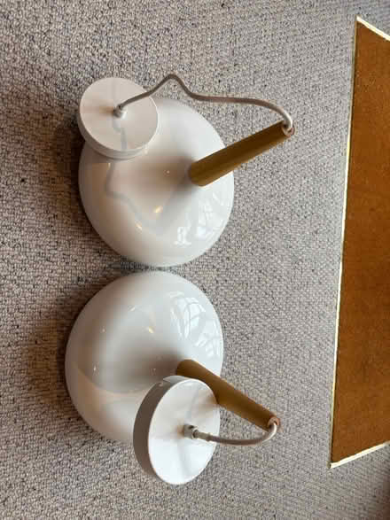 Photo of free Pair ceiling light shades (Batchwood AL3) #1