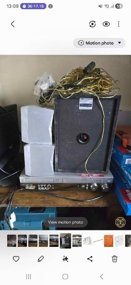 Photo of free Faulty aiwa dvd video with surround sound speakers (Wednesfield WV11) #1