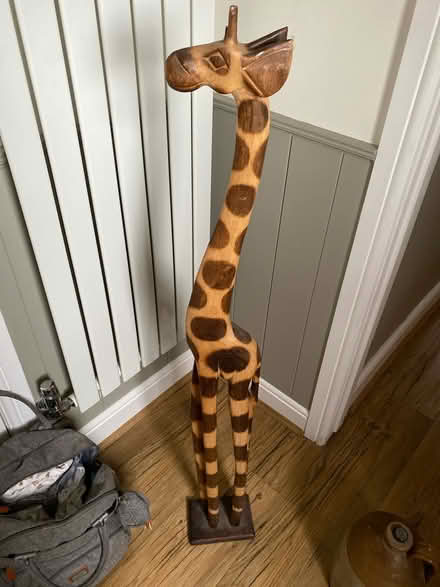 Photo of free Wooden giraffe (Potton) #2