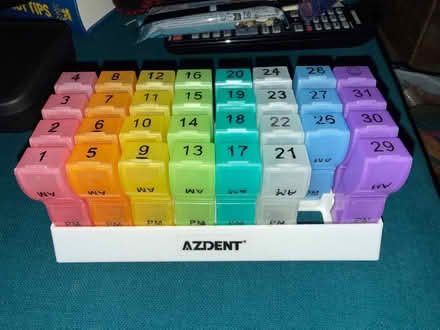 Photo of free Monthly pill organiser (Great Maplestead CO9) #2