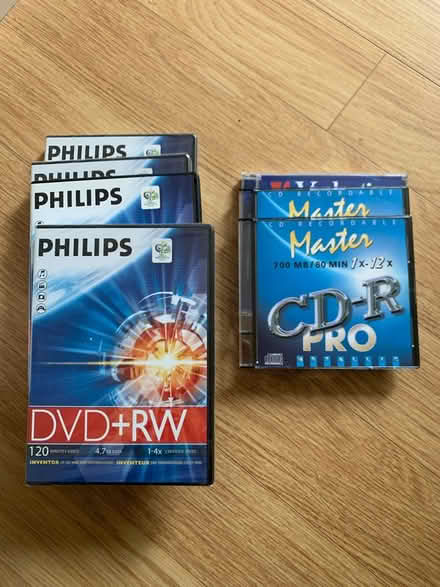 Photo of free Blank DVDs and CDs (Little Paxton) #1
