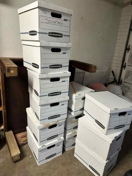 Photo of free 12 bankers boxes (Salem (midtown)) #1