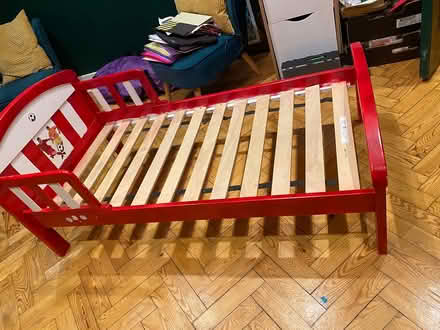 Photo of free Football themed toddler bed (Finchley N3) #3
