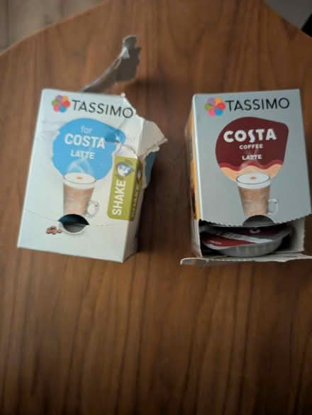 Photo of free 6 Tassimo latte pods unused (Bayswater area, W2) #1