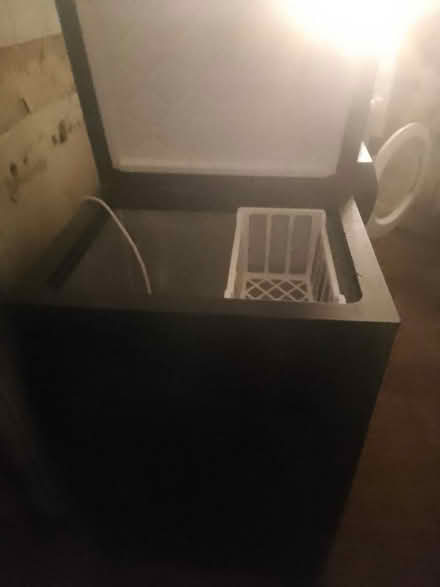 Photo of free Black Small chest freezer ( faulty) (Appleby-in-Westmorland CA16) #1