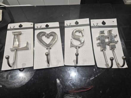 Photo of free Chrome letter hooks (Chadwell Heath RM6) #1