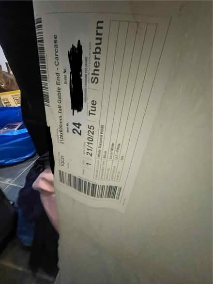 Photo of free 2120x600 White MDF kitchen panel (Stroud Green N4) #2