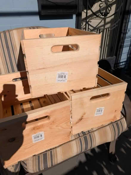 Photo of free 3 new wood crates (Park View - Colombia Heights) #1