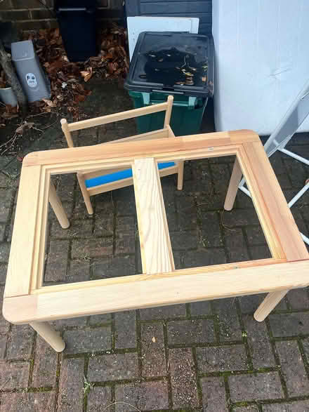 Photo of free wooden play table (Sm3 8pa) #1