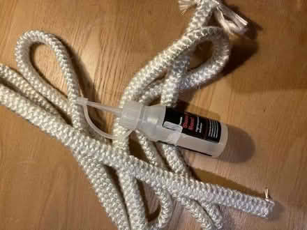 Photo of free Log burner stove door rope and glue (Helsington LA8) #1