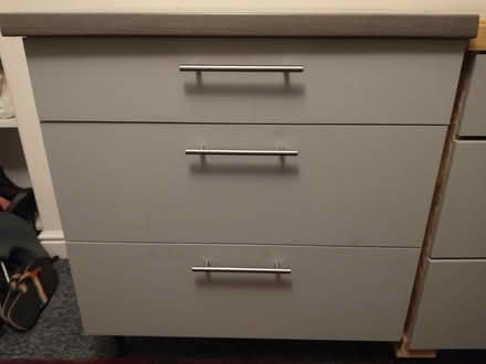 Photo of free Three drawer kitchen unit (Garforth, LS25) #1