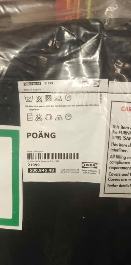 Photo of free IKEA POANG footstool cushion NEW (Dunton Green / Ryewood TN14) #3