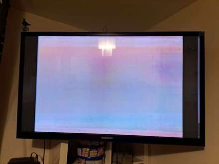 Photo of free 55inch tv with screenburn (Pittville GL50) #1