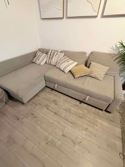 Photo of free L shaped IKEA sofa bed with storage (43 fairway crescent doncaster) #1