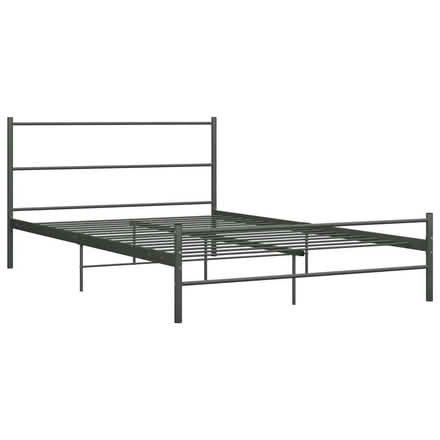 Photo of free Bed Frame Grey Metal 160x200cm (Middleton-in-Teesdale DL12) #1