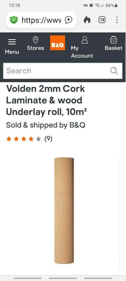 Photo of free Spare cork flooring underlay (Wellow, Bath) #2