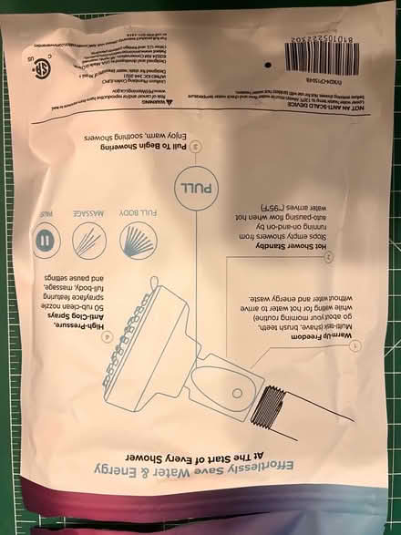 Photo of free High efficiency shower head (60015) #2