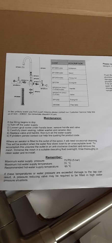 Photo of free ALBA Sink Tap (S20 Waterthorpe) #4