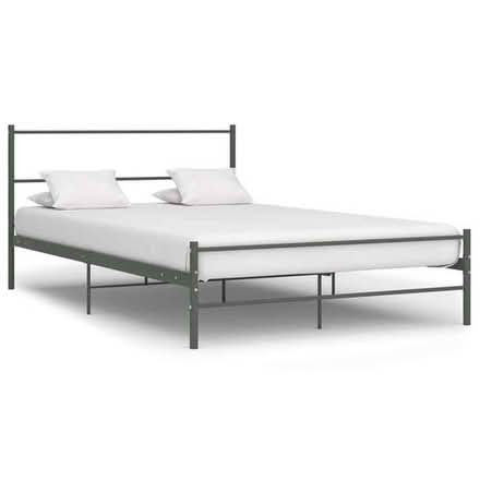 Photo of free Bed Frame Grey Metal 160x200cm (Middleton-in-Teesdale DL12) #2
