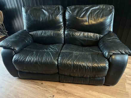 Photo of free Black 2 seater sofa (Innsworth GL3) #1