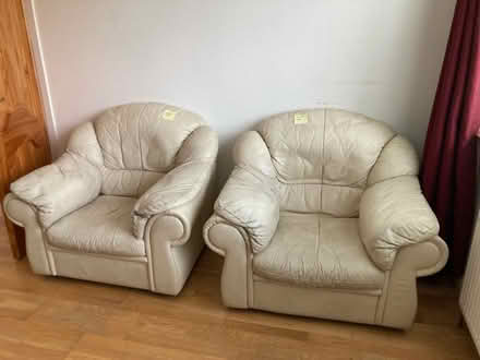 Photo of free Couch and 2 armchairs (Blanchardstown) #2