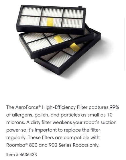 Photo of free Roomba filters/accessories (Alameda (West side) #2