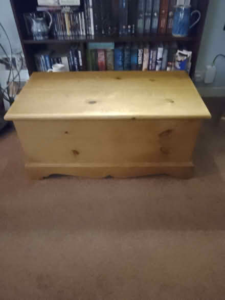 Photo of free Solid pine blanket / toy box (Carrick Knowe EH12) #1
