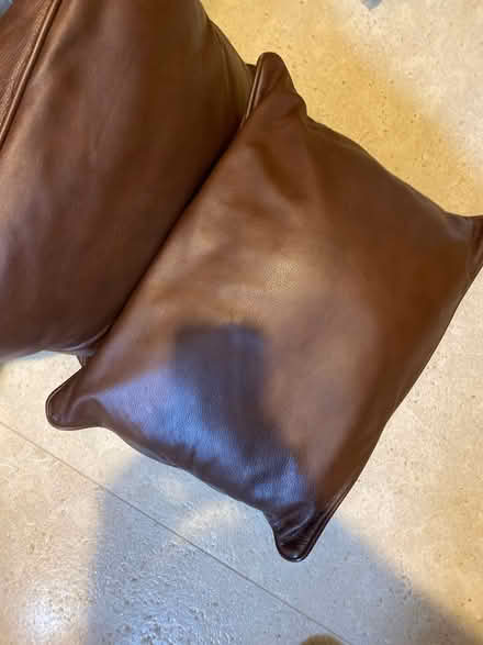 Photo of free Two leather cushions (AL4, St albans) #2