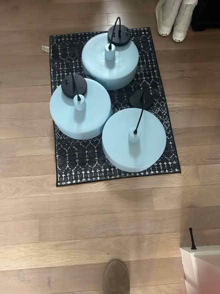 Photo of free baby blue pendants lights (Columbine) #1