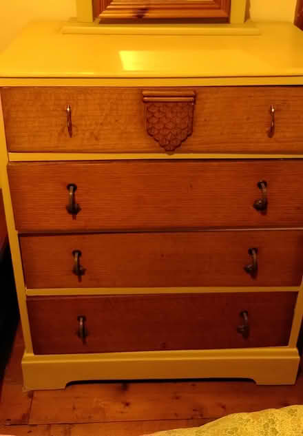 Photo of free vintage utility chest of drawers (New Street, Ludlow) #1